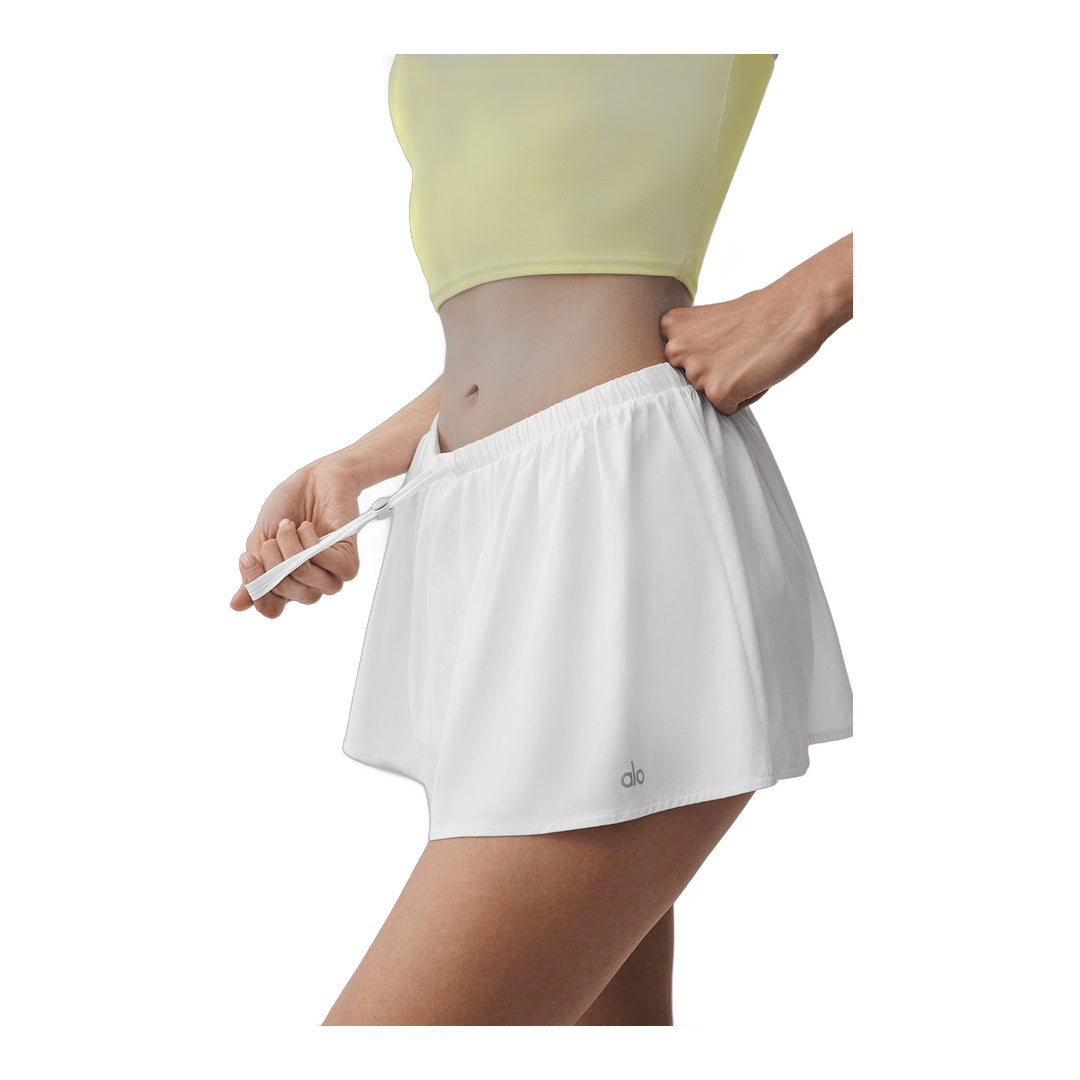 alo Breezy Tennis Skirt - White