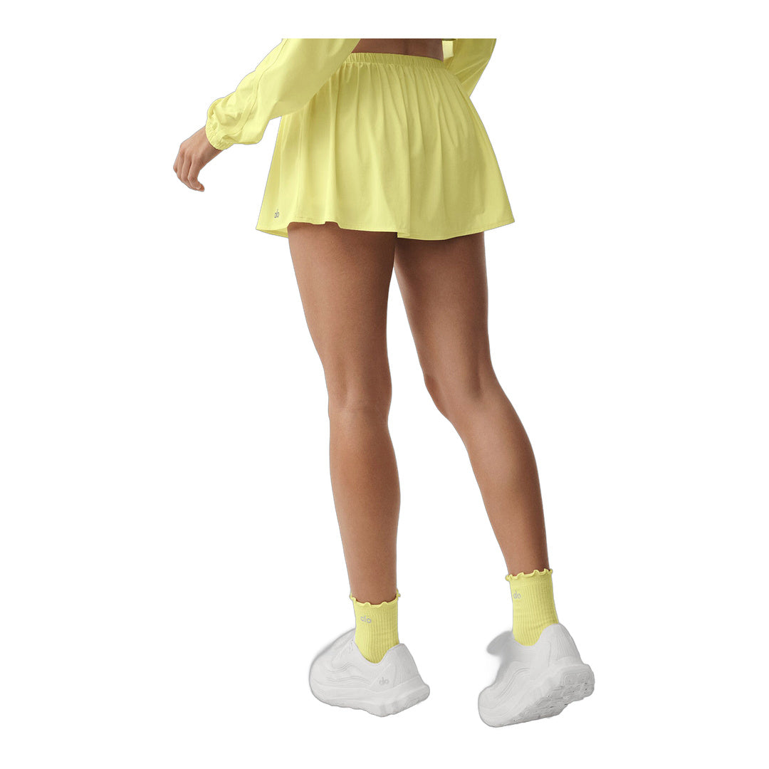 alo Breezy Tennis Skirt - Sunshine