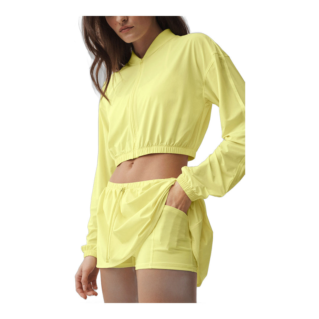 alo Breezy Tennis Skirt - Sunshine