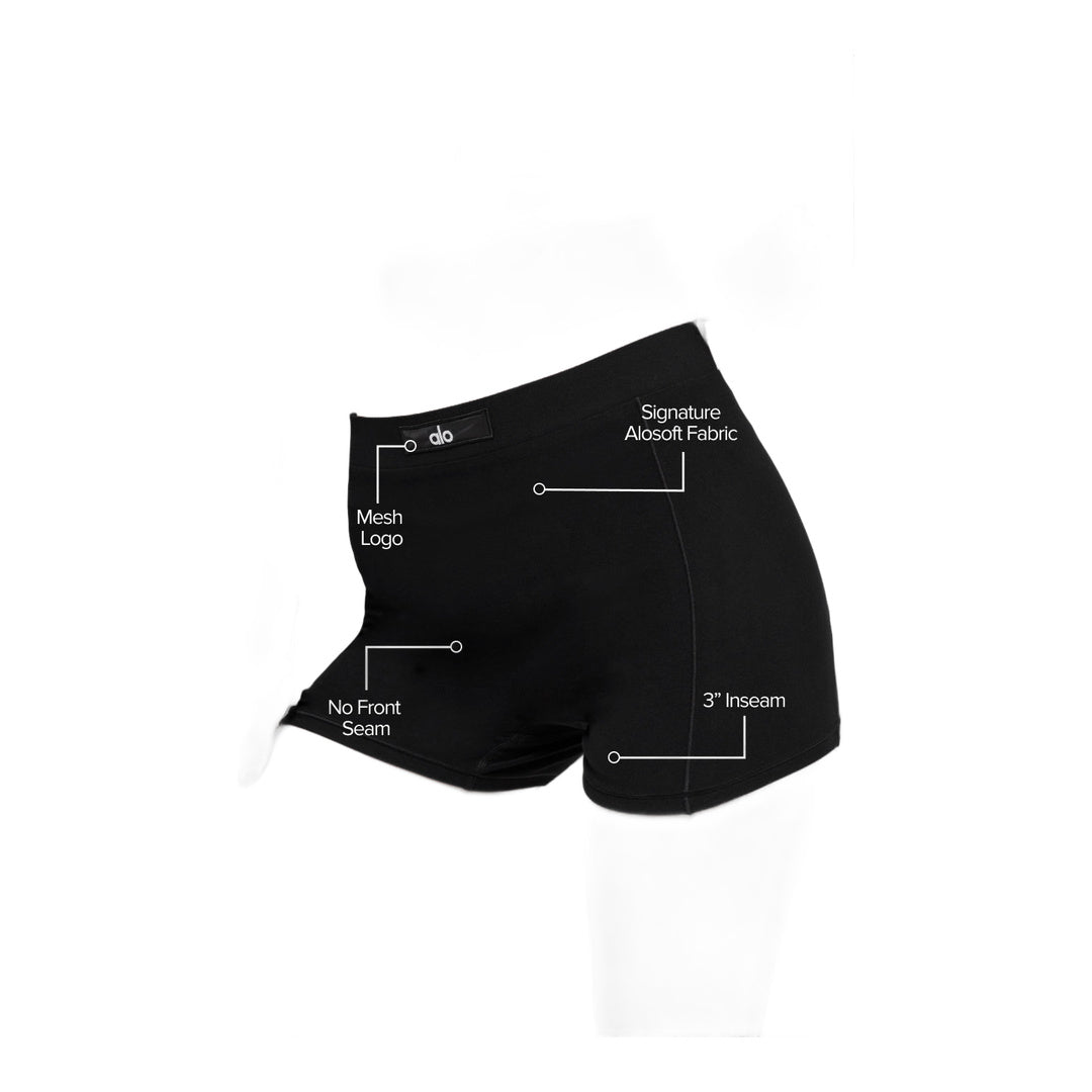 alo Alosoft Sincere Micro Short - Black