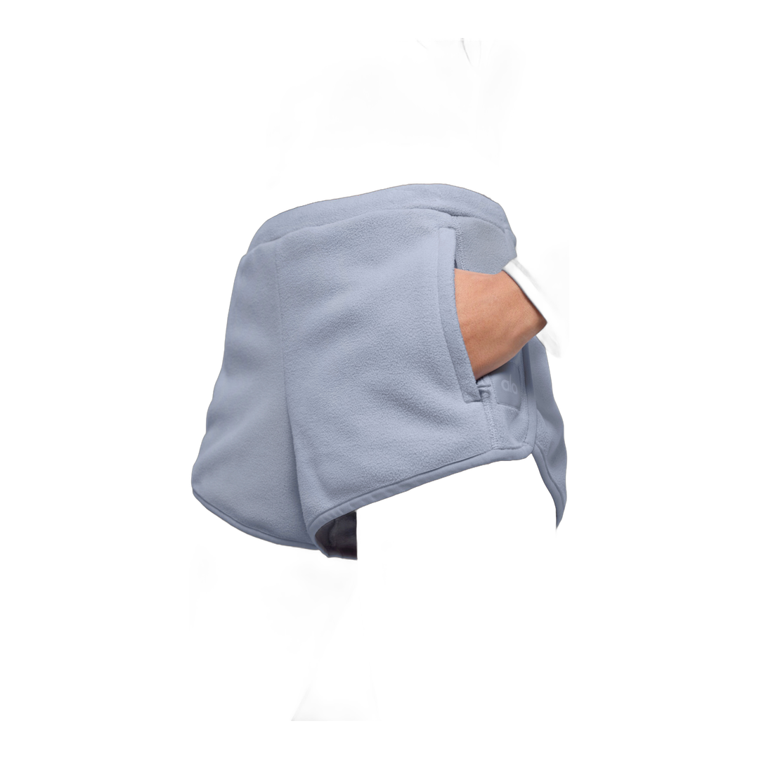 alo Polar Fleece Retreat Short - Winter Frost