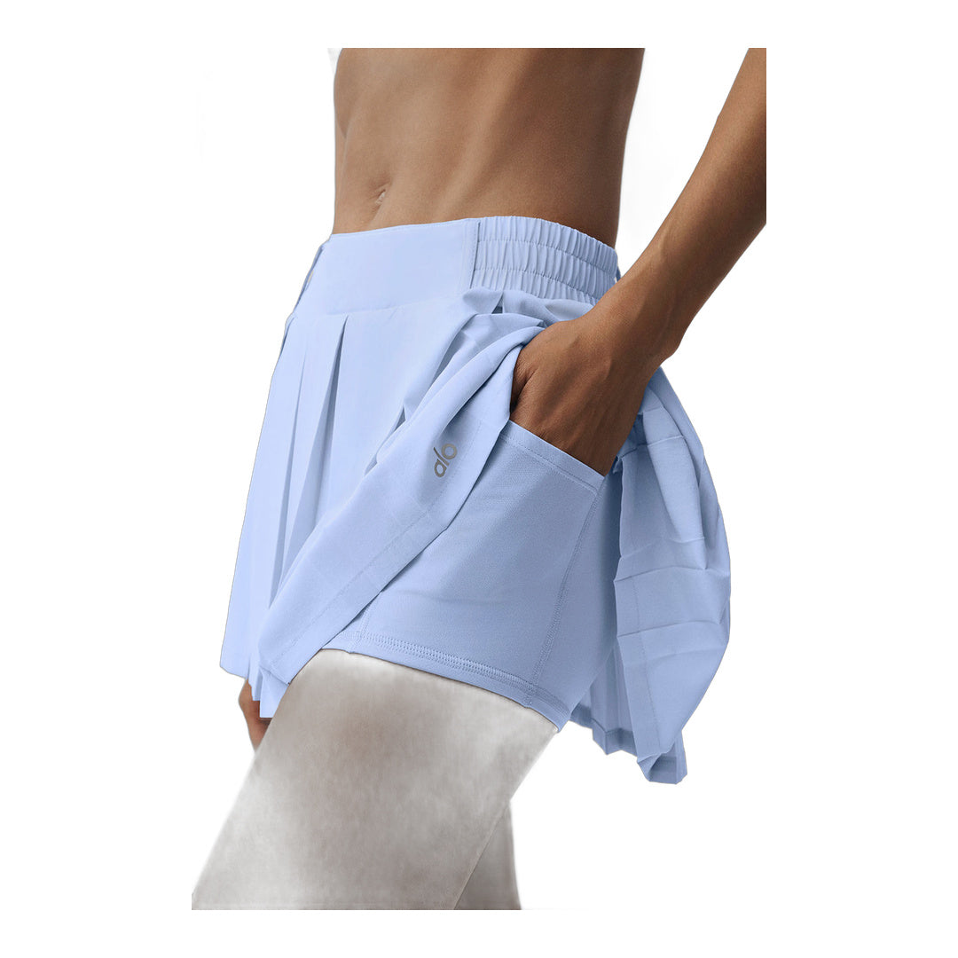 alo Rally Tennis Skirt - Light Provence Blue