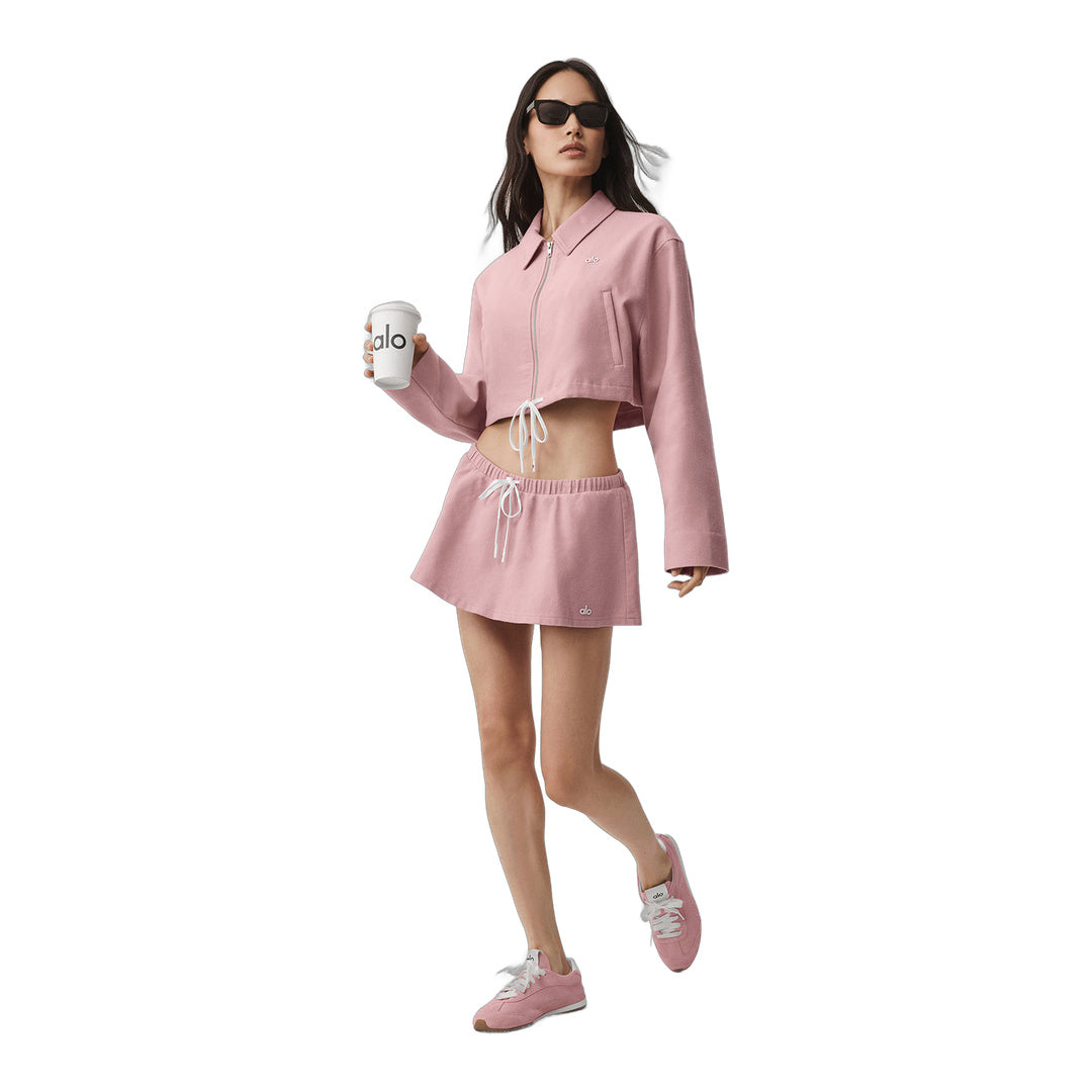 alo Low-Rise Fan Favorite Micro Skirt - Vintage Pink