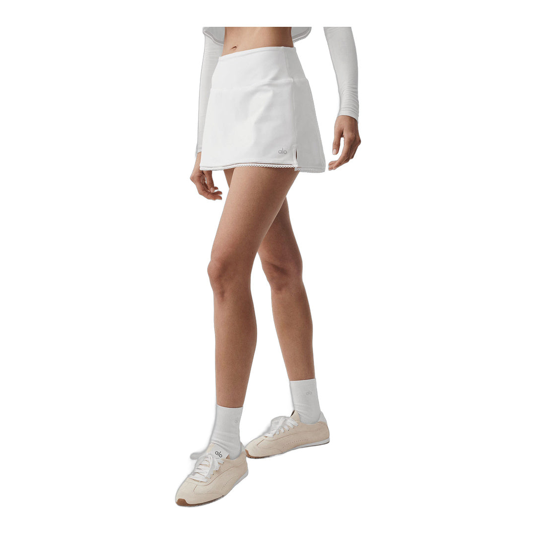alo Alosoft Affection Tennis Skirt - White