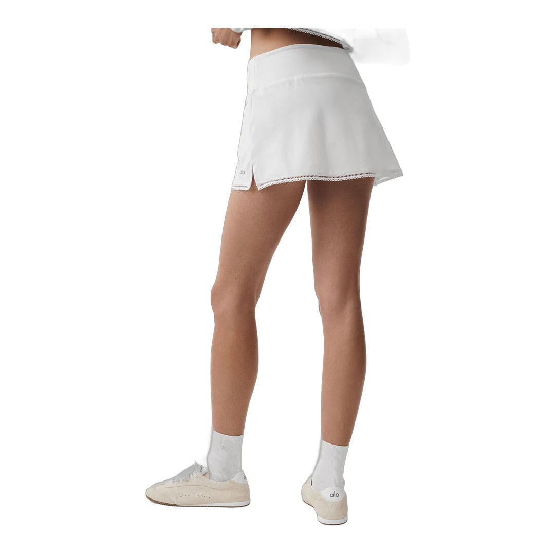 alo Alosoft Affection Tennis Skirt - White