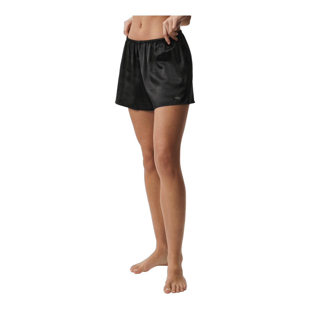 alo Silk Luminous Short - Black