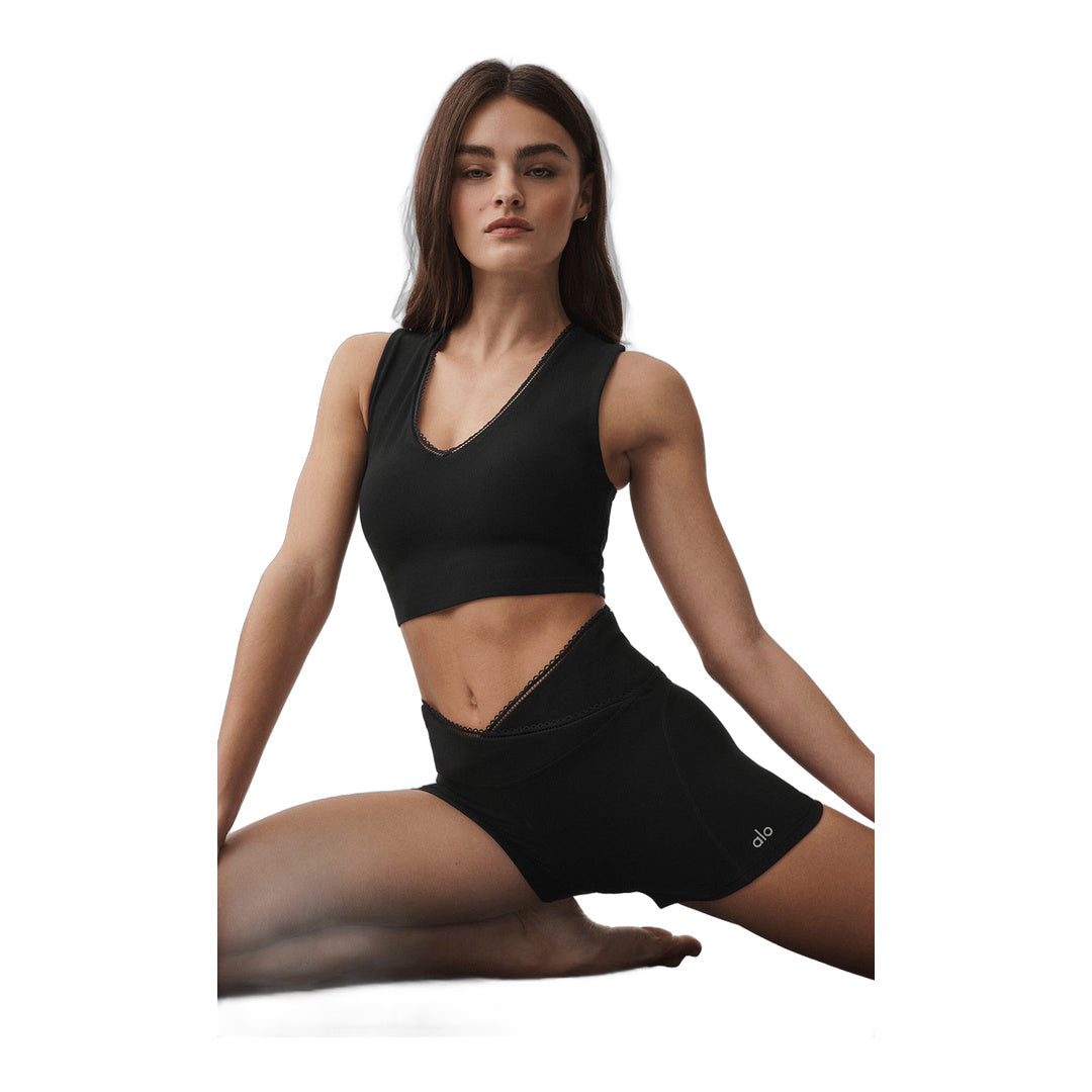 alo 3" Alosoft Affection Short - Black