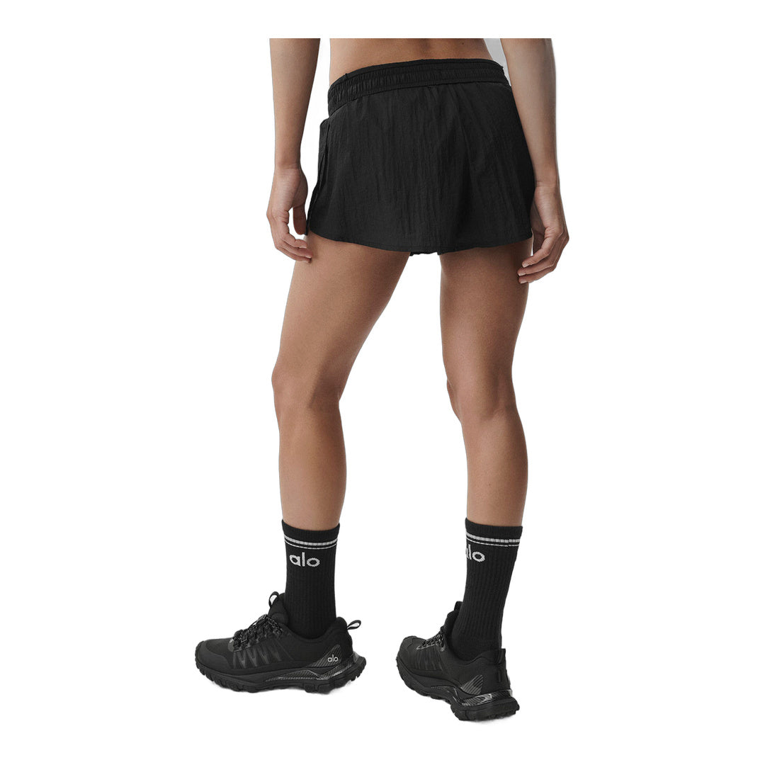 alo Mid-Rise Go Time Short - Black