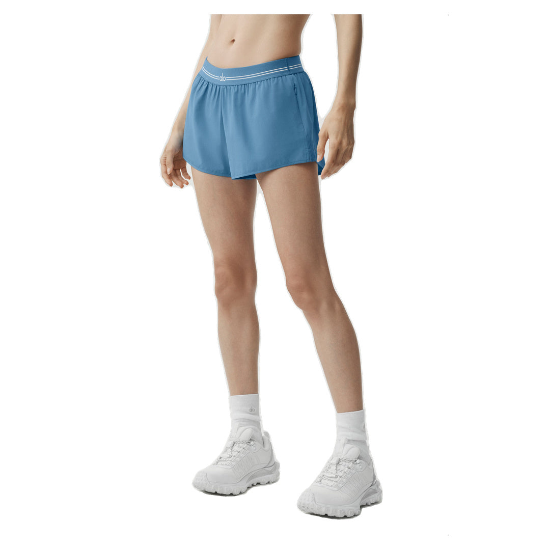ALO Full Stride Micro Running Short - California Blue