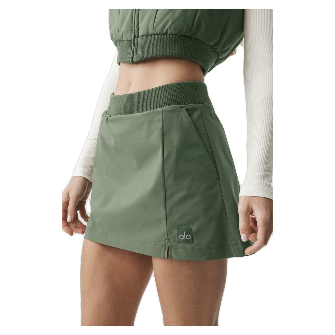 ALO Momentum Skirt - Bamboo Green