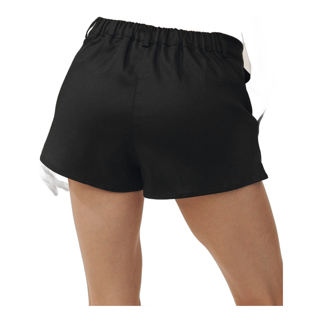 alo Linen Blend Low-Rise Riviera Trouser Short - Black