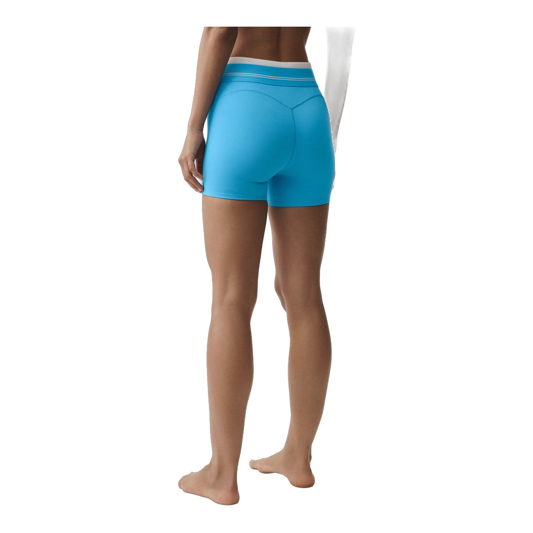 alo Airbrush High-Waist Better Together Short - Azure Blue/White