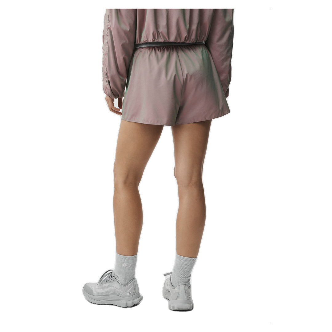 ALO High-Waist Prismatic Short - Pink Moonlight