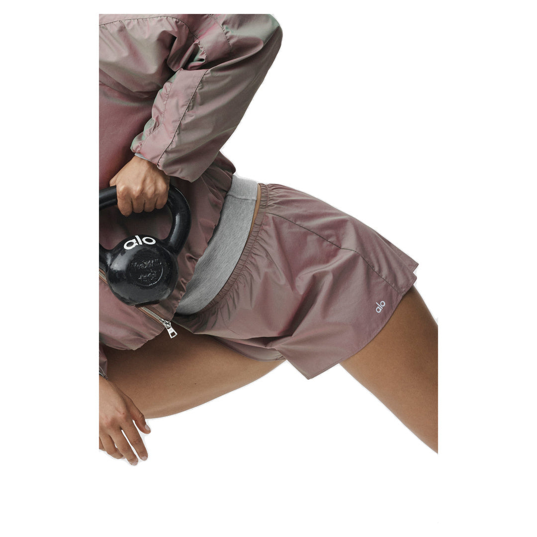 ALO High-Waist Prismatic Short - Pink Moonlight