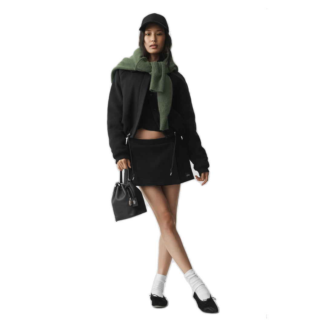 ALO Alpine Meadow Mini Skirt - Black