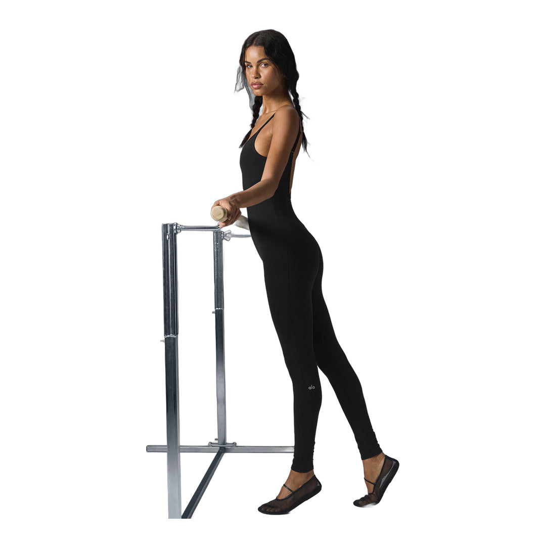 alo Airbrush One And Done Onesie - Black