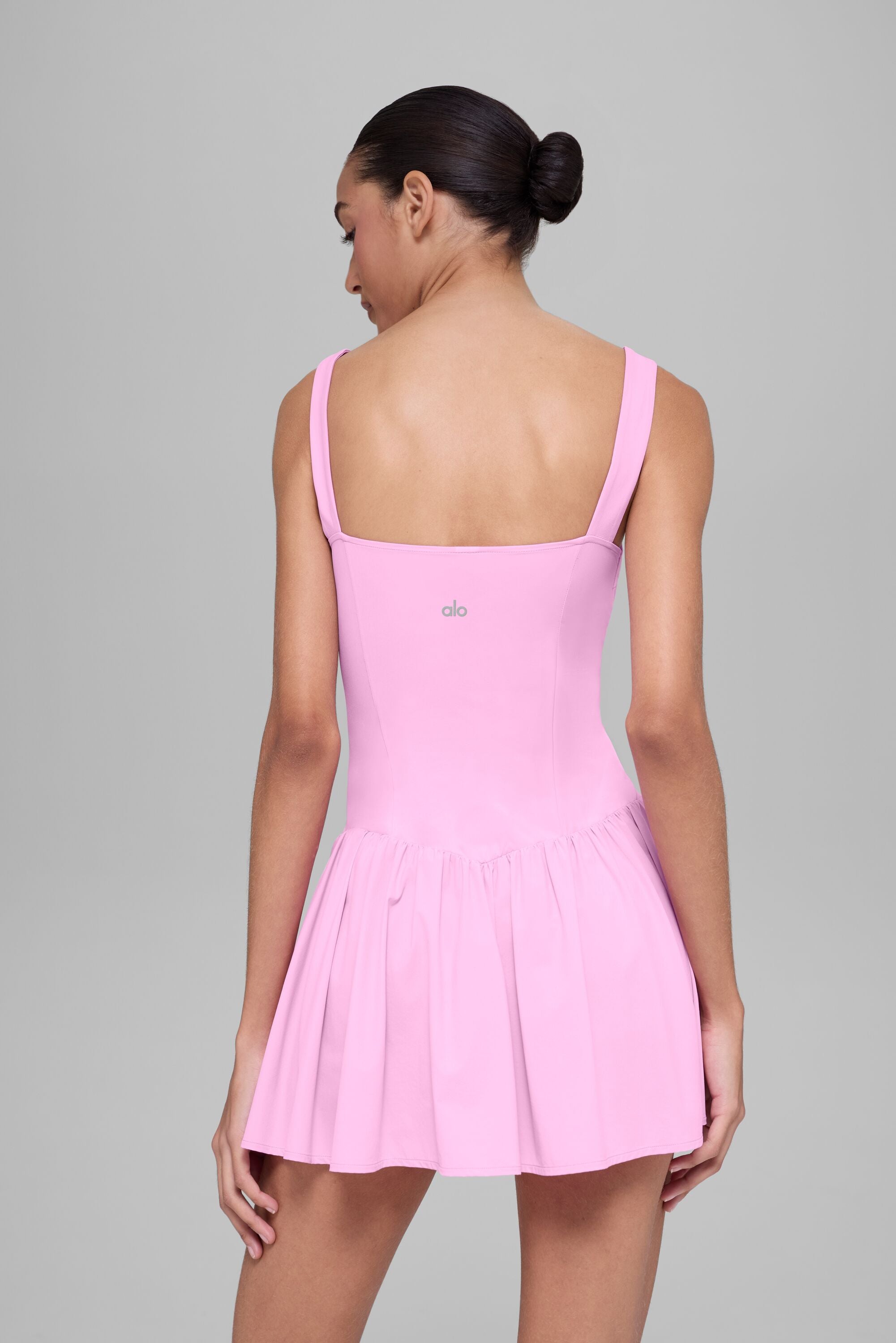 alo Alosoft Break Point Tennis Dress - Candy Heart Pink