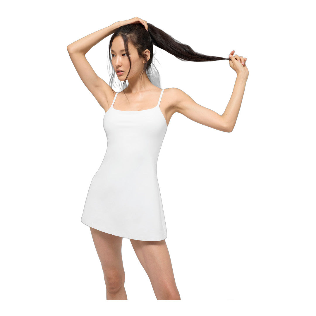 alo Alosoft Encore Tennis Dress - White