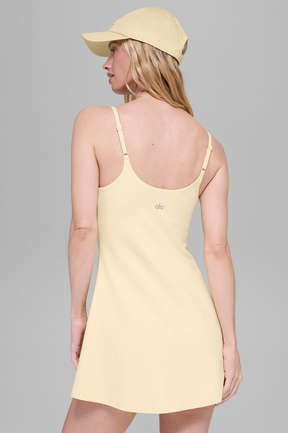 alo Alosoft Encore Tennis Dress - Candlelight Yellow