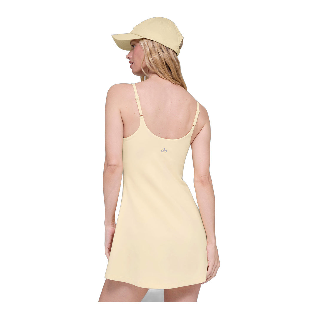 alo Alosoft Encore Tennis Dress - Candlelight Yellow