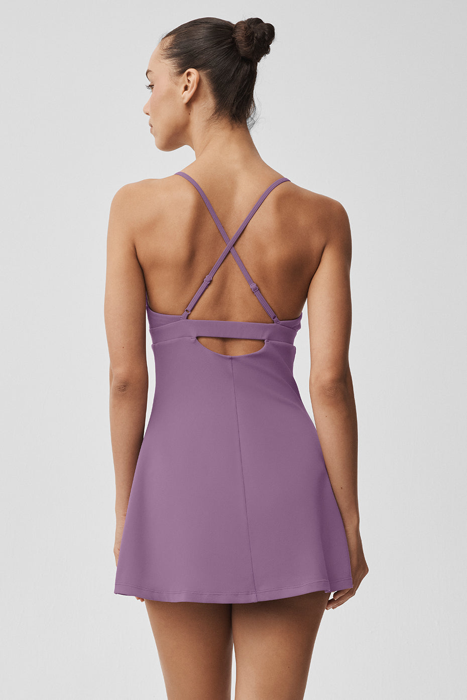 alo Airbrush Splendor Dress - Plum Kiss