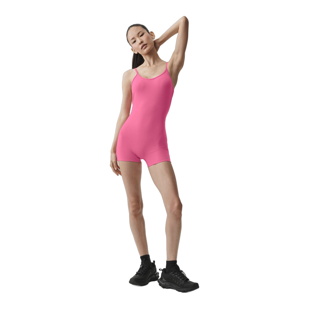 alo Airbrush One And Done Short Onesie - Paradise Pink