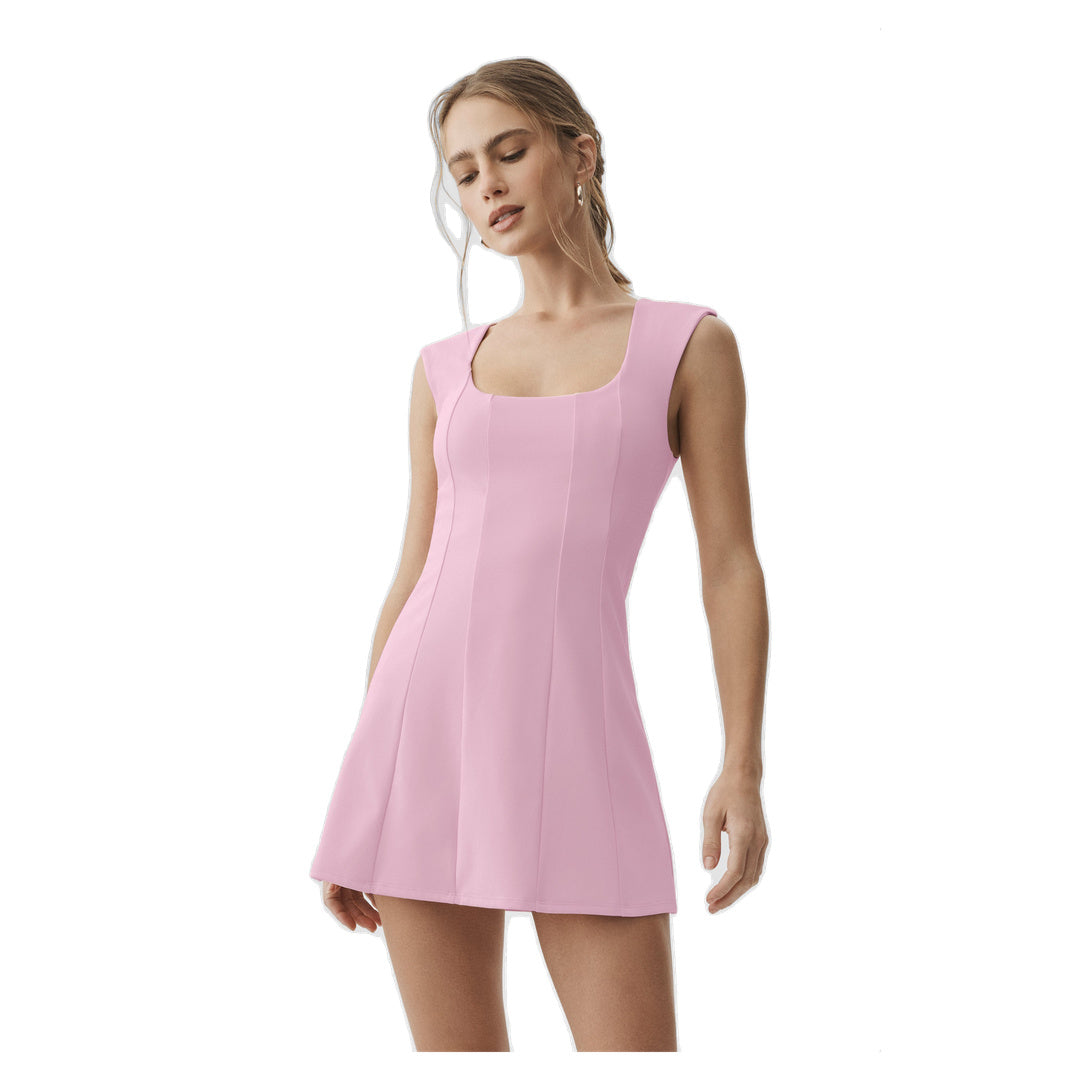 ALO ALO Softsculpt Desire Tennis Dress - Pink Marshmallow