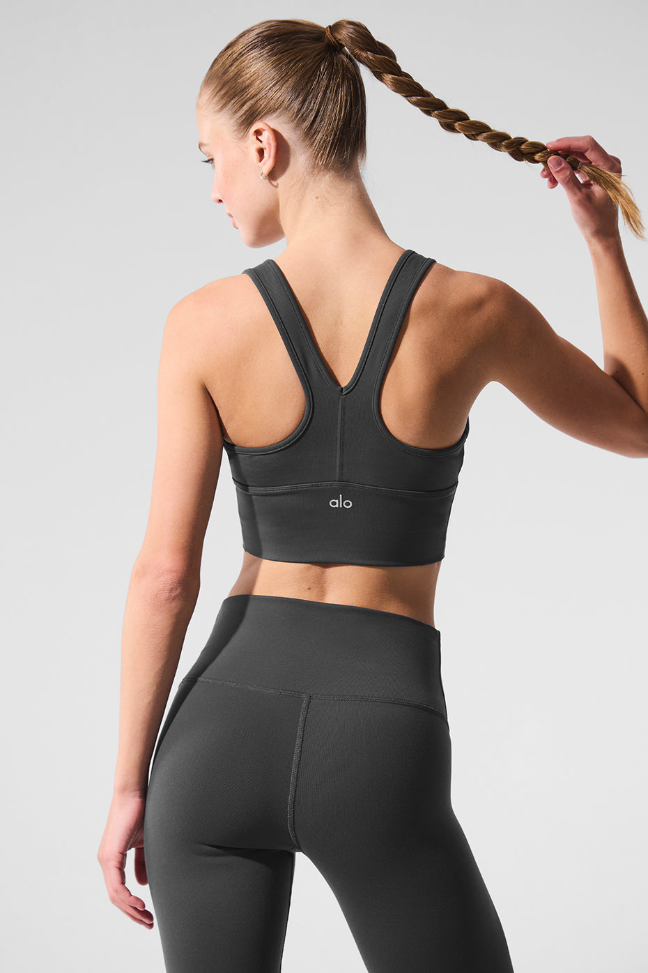 alo Wild Thing Bra - Anthracite