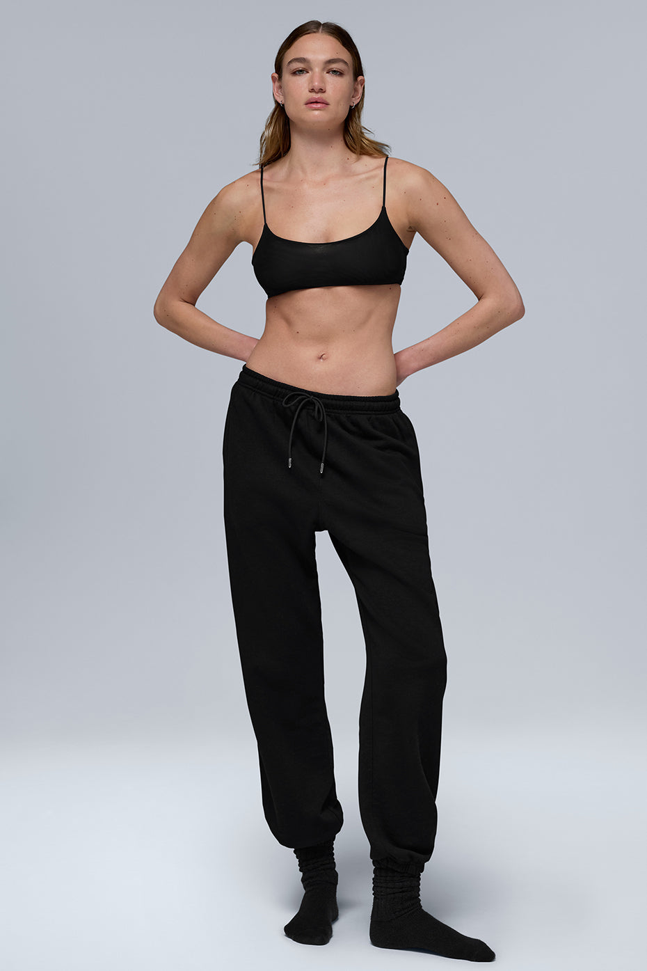 alo Airmesh Venus Bralette - Black