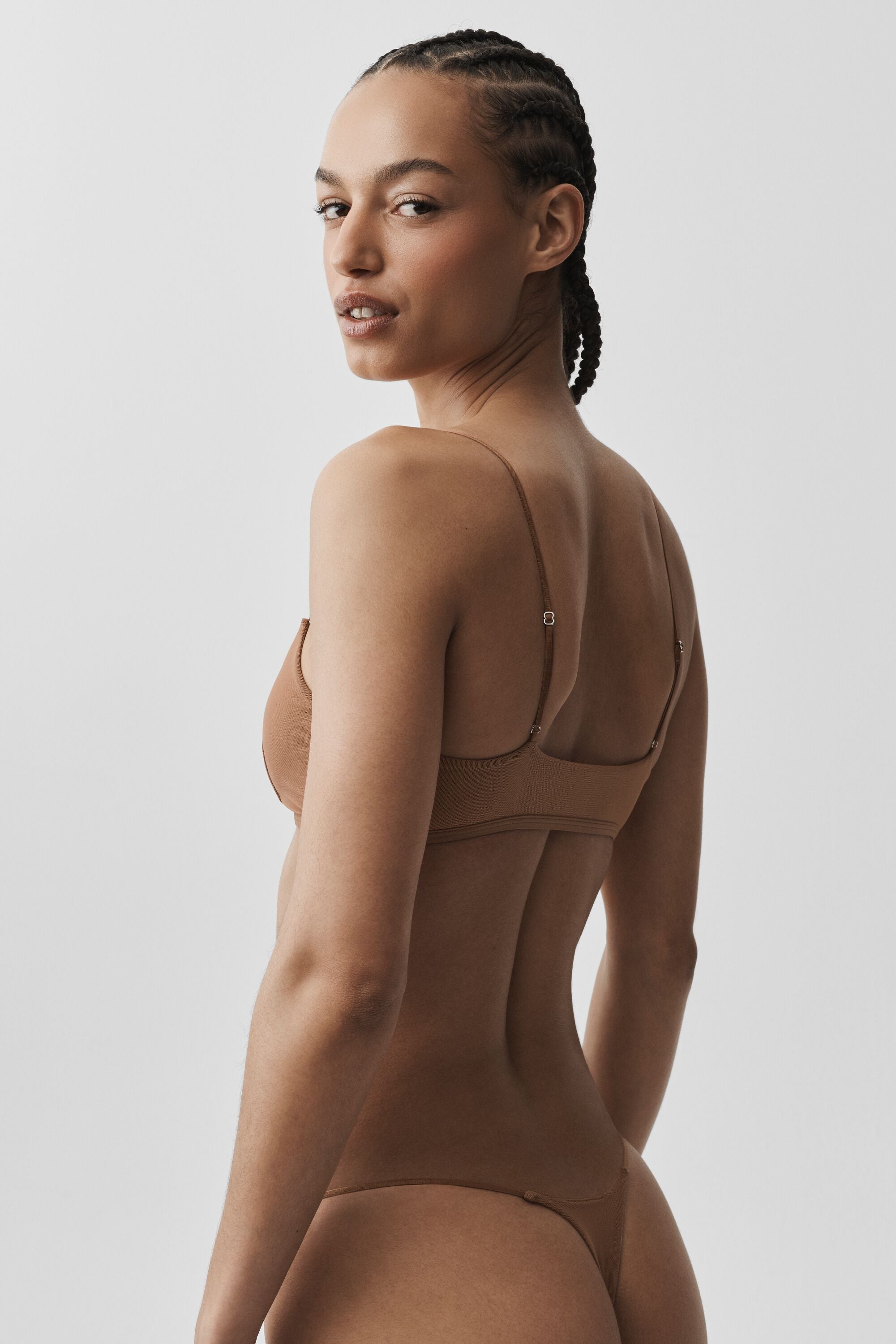 alo Airmesh Venus Bralette - Sun Kissed Brown