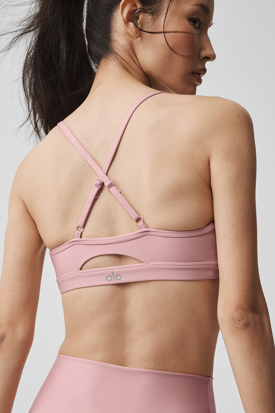 alo Airlift Intrigue Bra - Vintage Pink