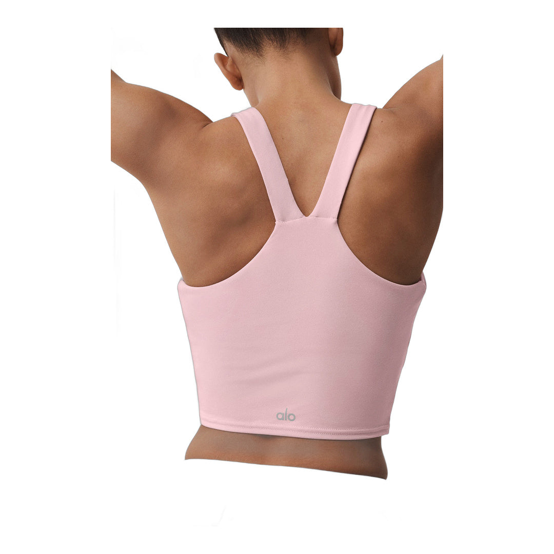 alo Airbrush Real Bra Tank - Vintage Pink