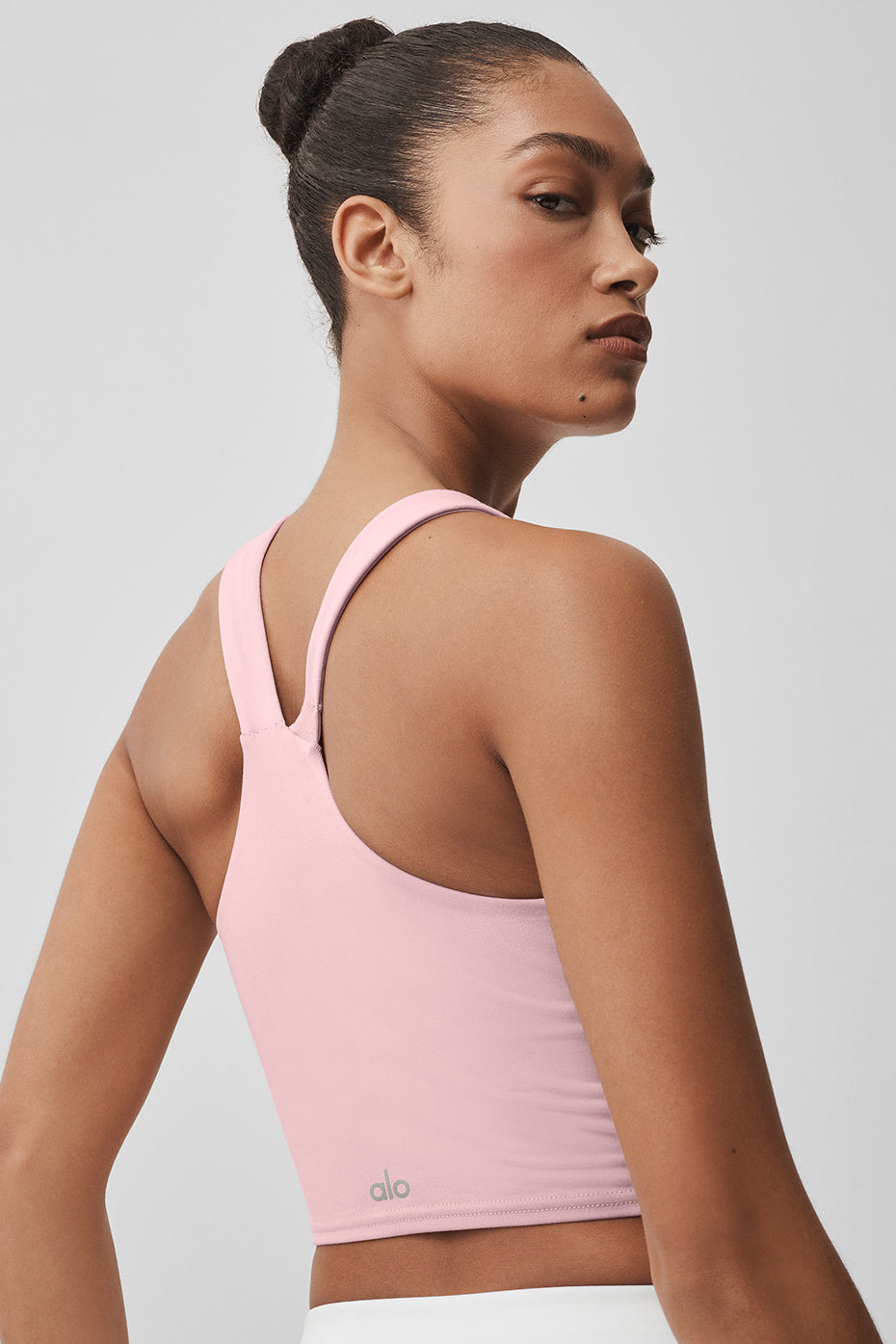 alo Airbrush Real Bra Tank - Vintage Pink