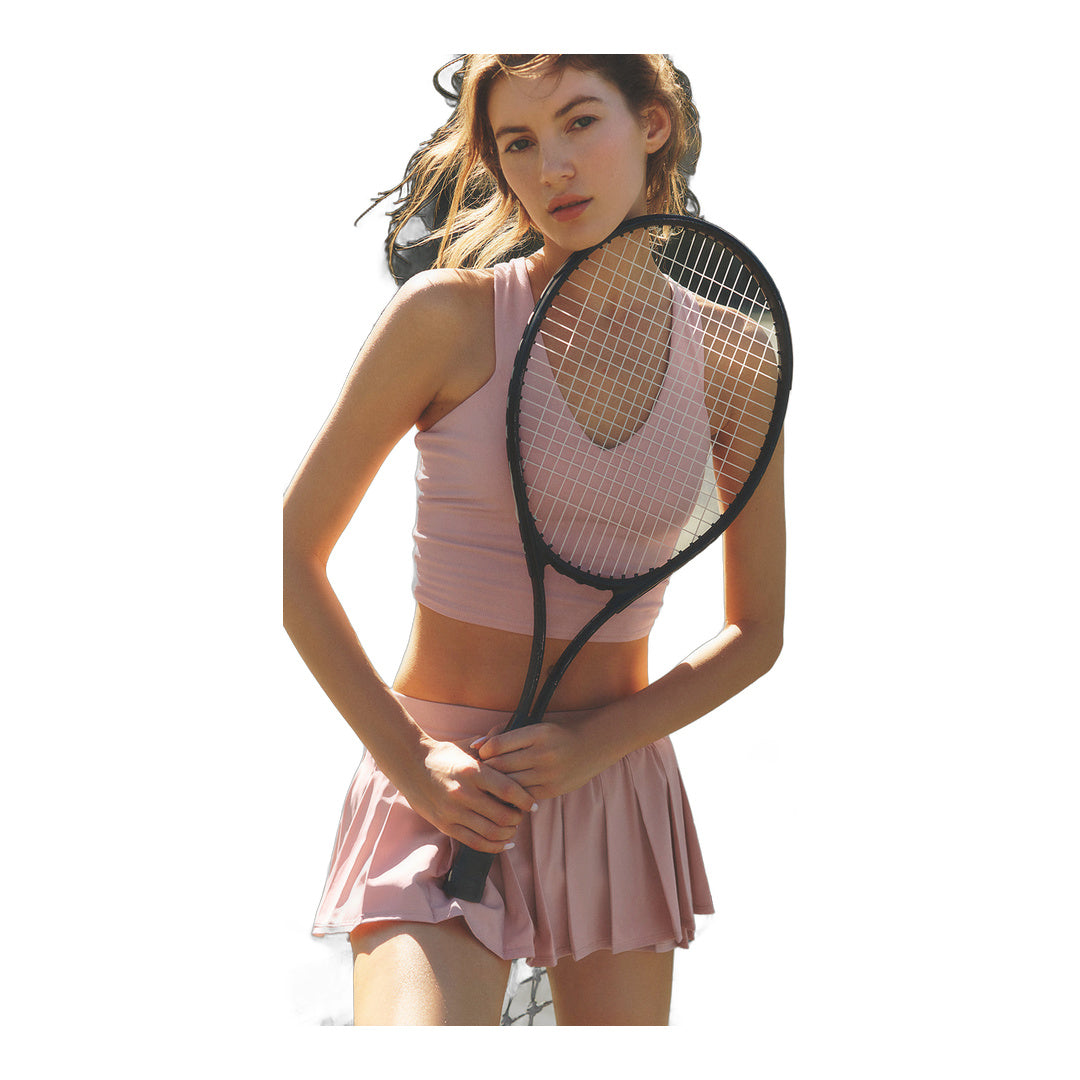 alo Airbrush Real Bra Tank - Vintage Pink
