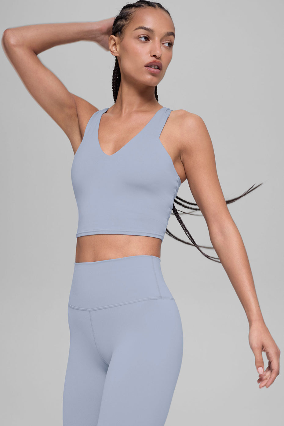alo Airbrush Real Bra Tank - Winter Frost