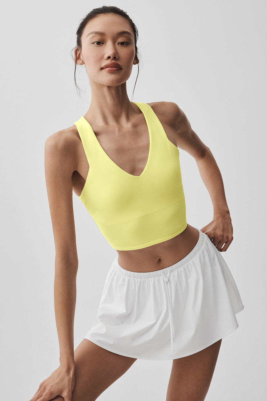 alo Airbrush Real Bra Tank - Sunshine