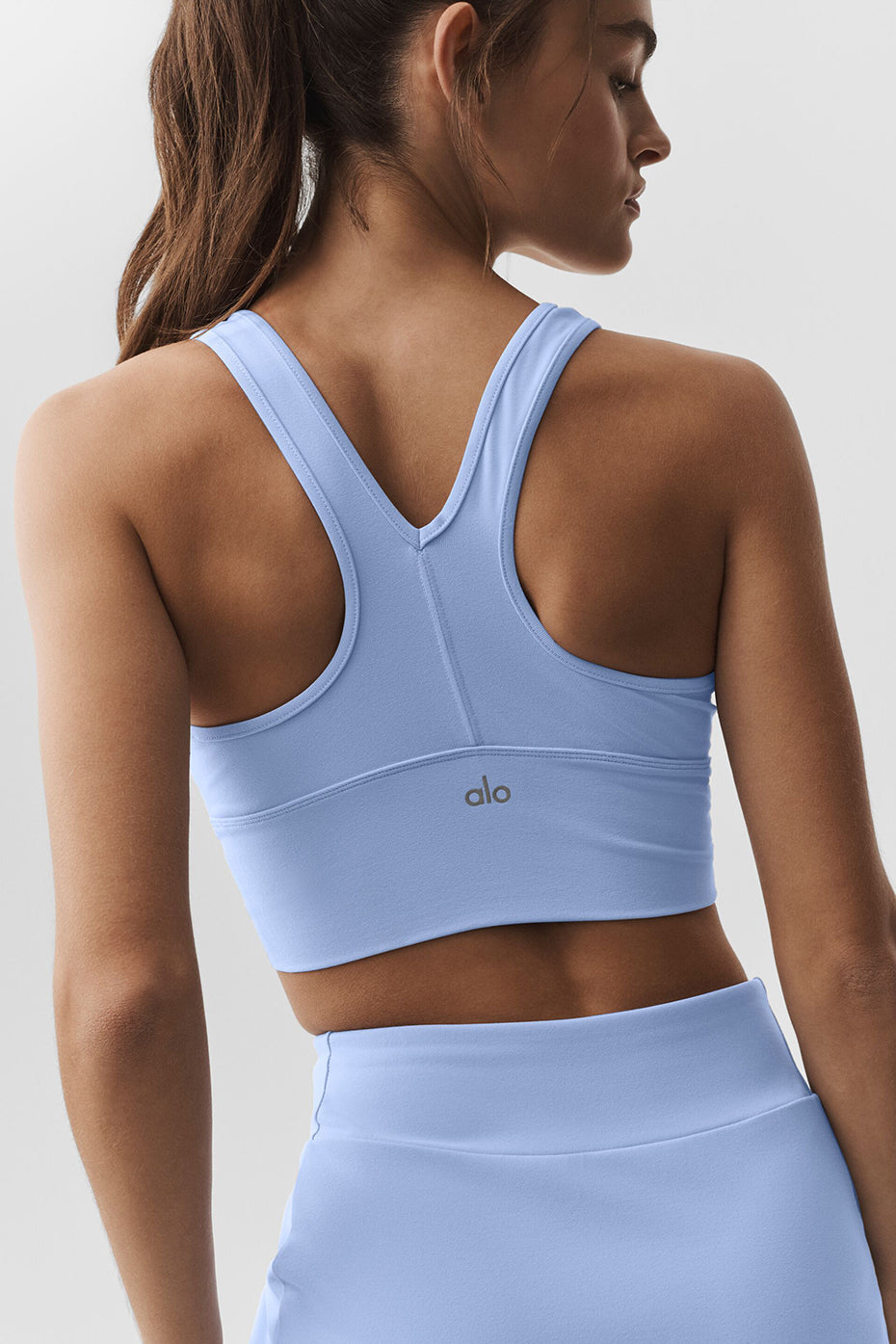 alo Wild Thing Bra - Light Provence Blue