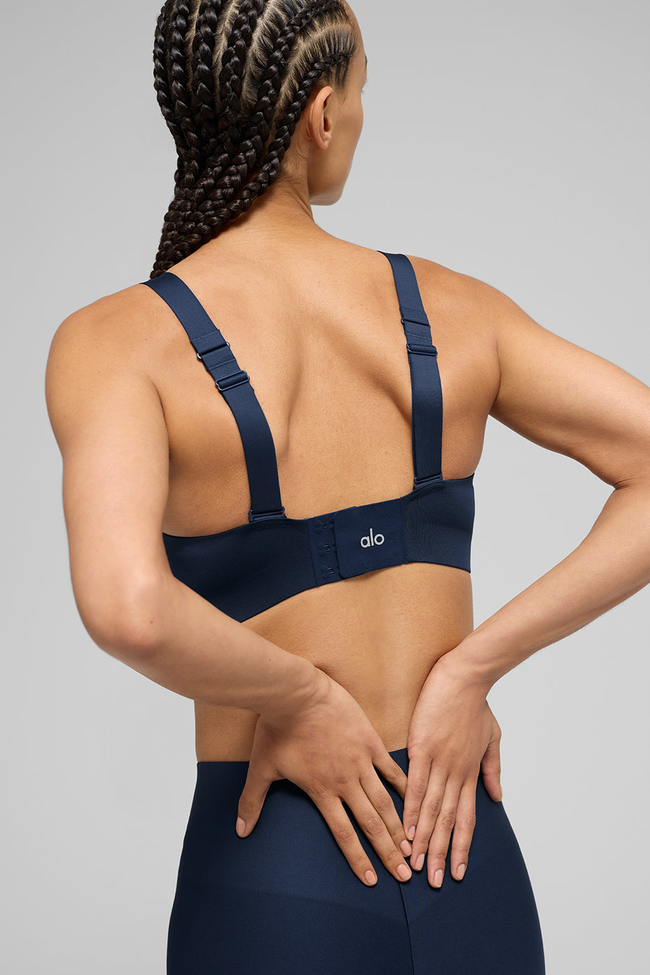 alo Airlift Strength Bra - Navy