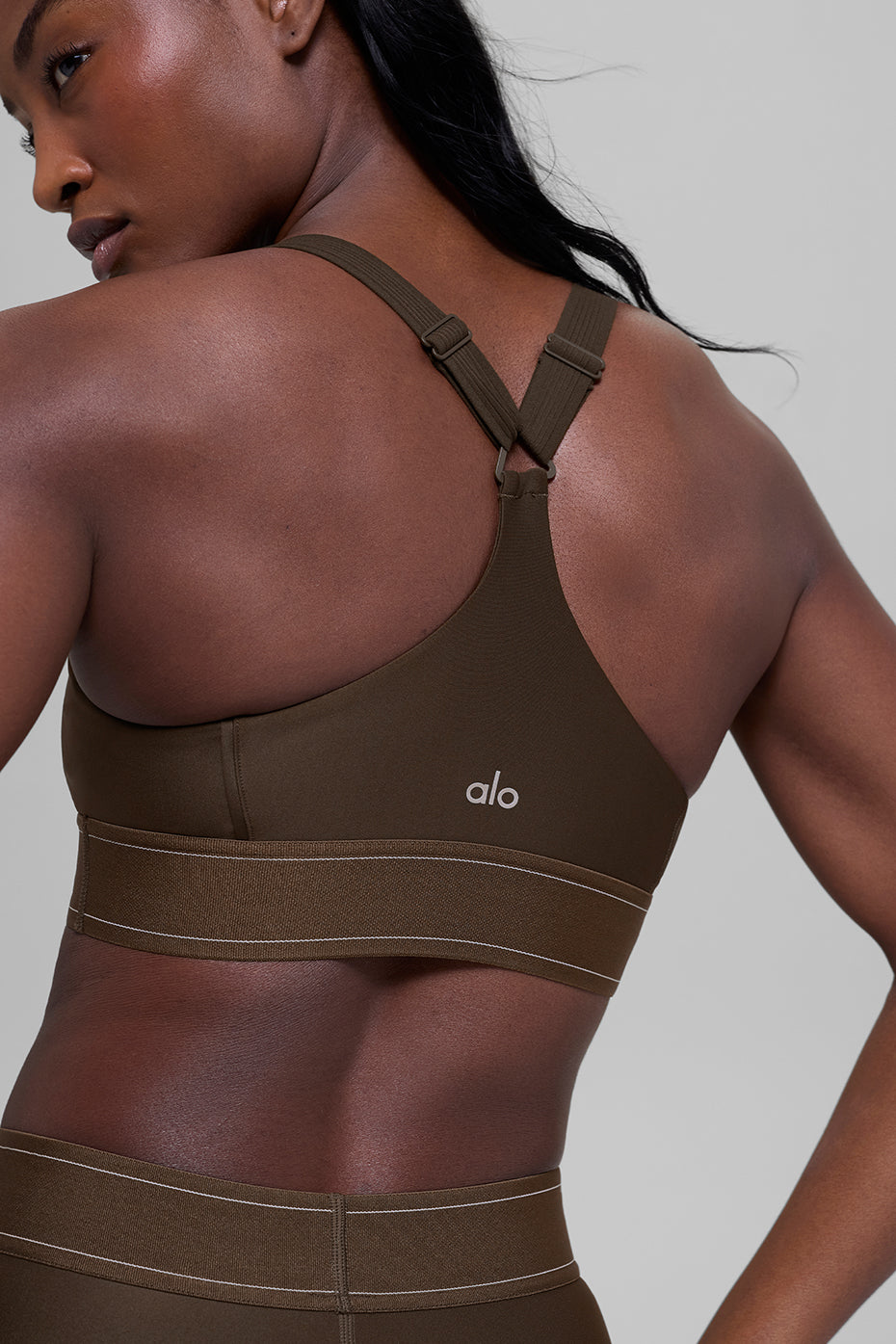 alo Airlift Suit Up Bra - Espresso