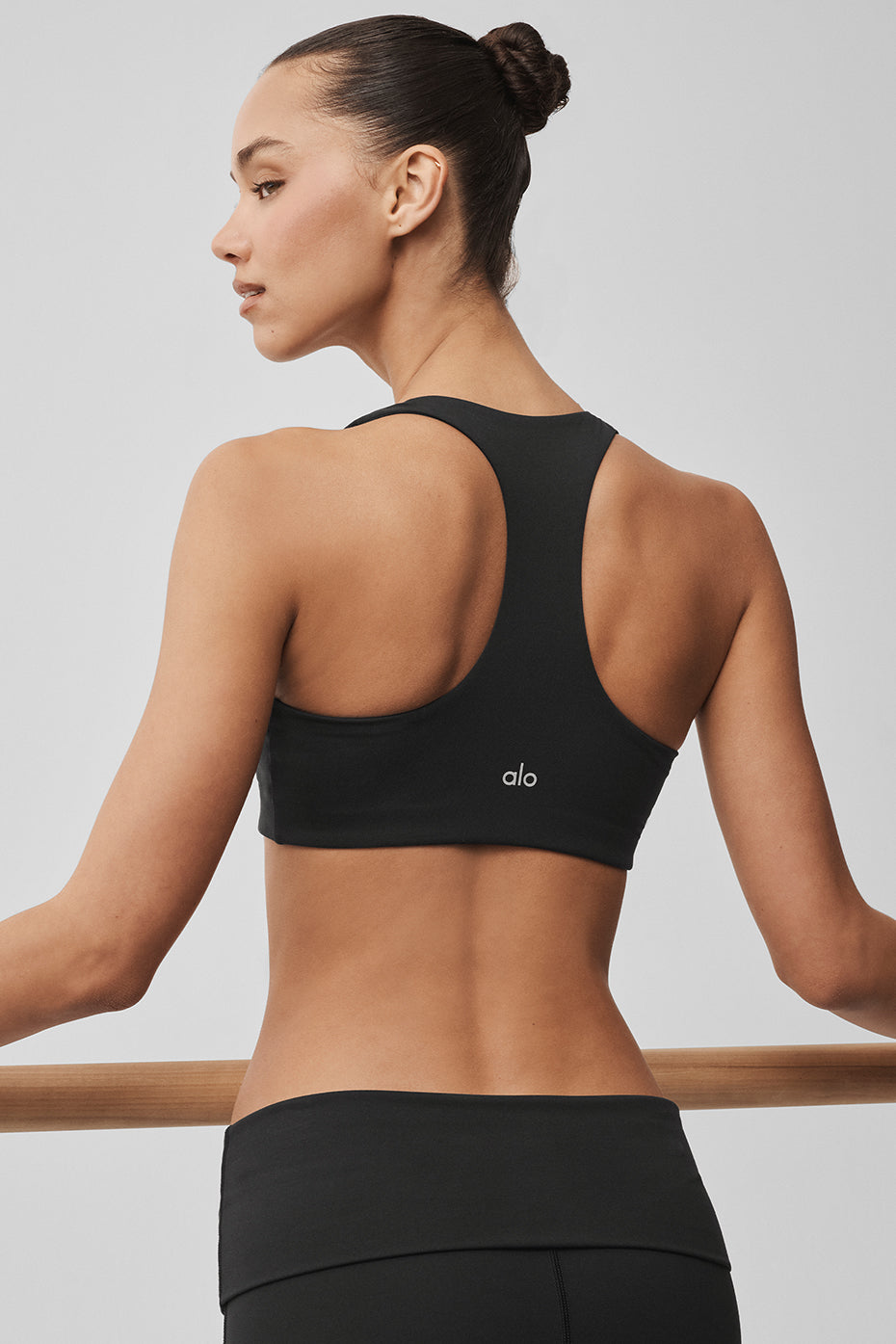 alo ALO Softsculpt Base Bra - Black