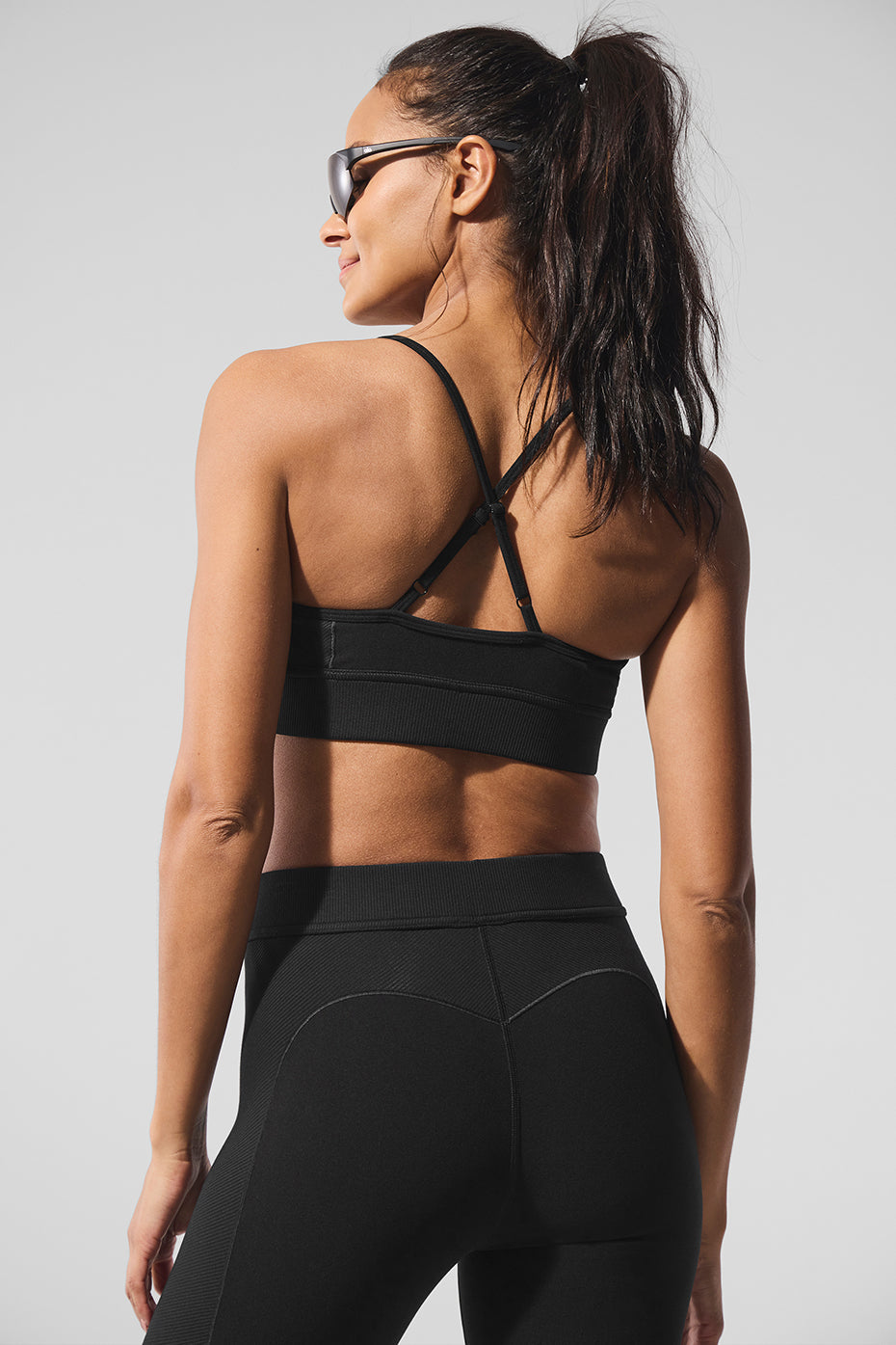 alo Alosoft Relay Bra - Black/White