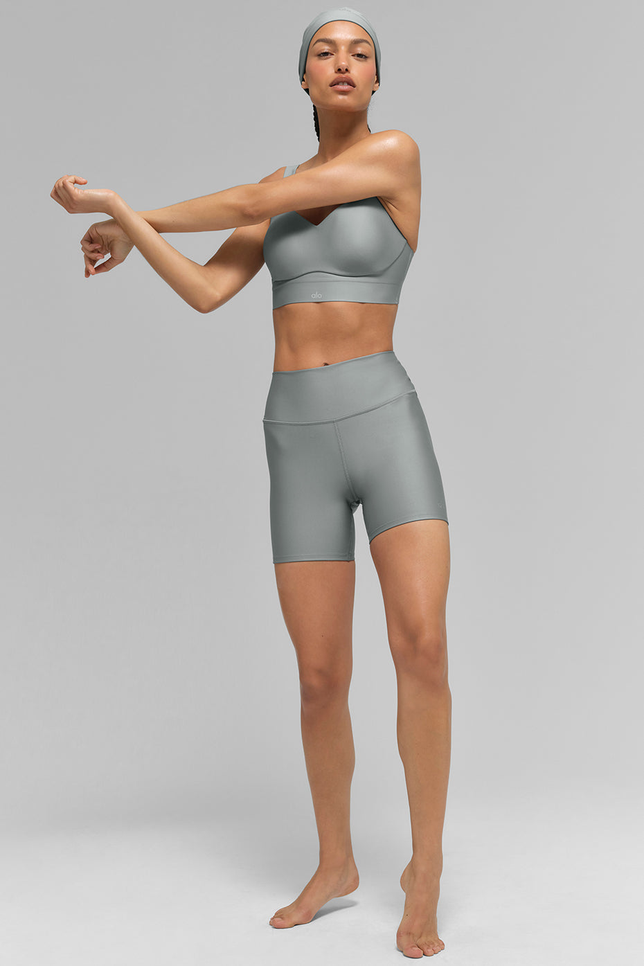 alo Airlift Endurance High-Impact Bra - Lunar Grey