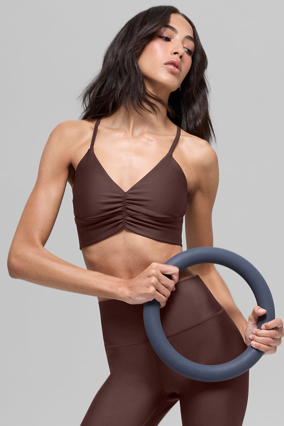 alo Airlift Divine Bra - Brownstone