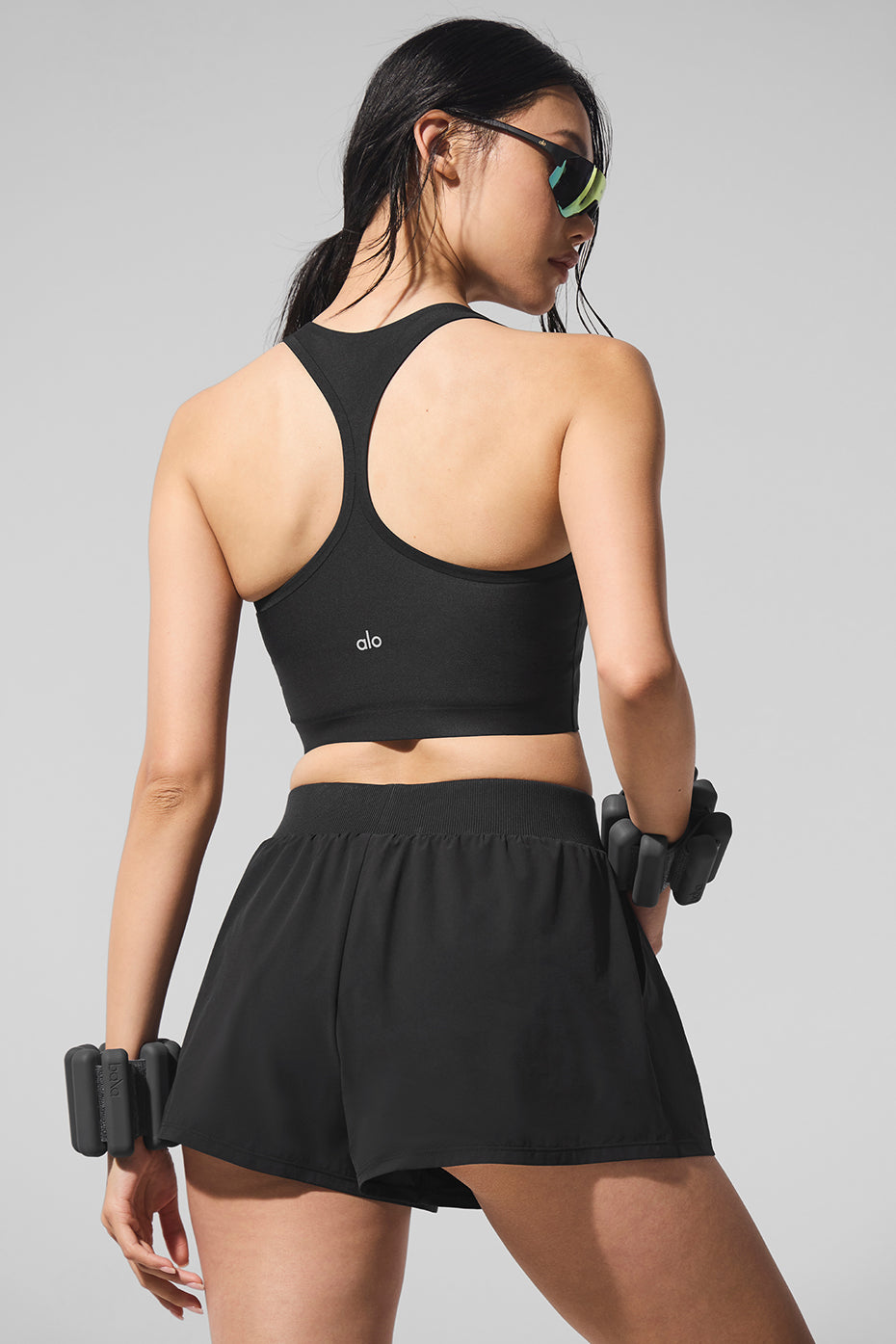 alo Airlift Super Sleek Bra Tank - Black