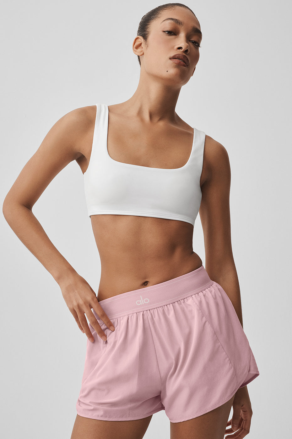 alo ALO Softsculpt Precision Bra - White