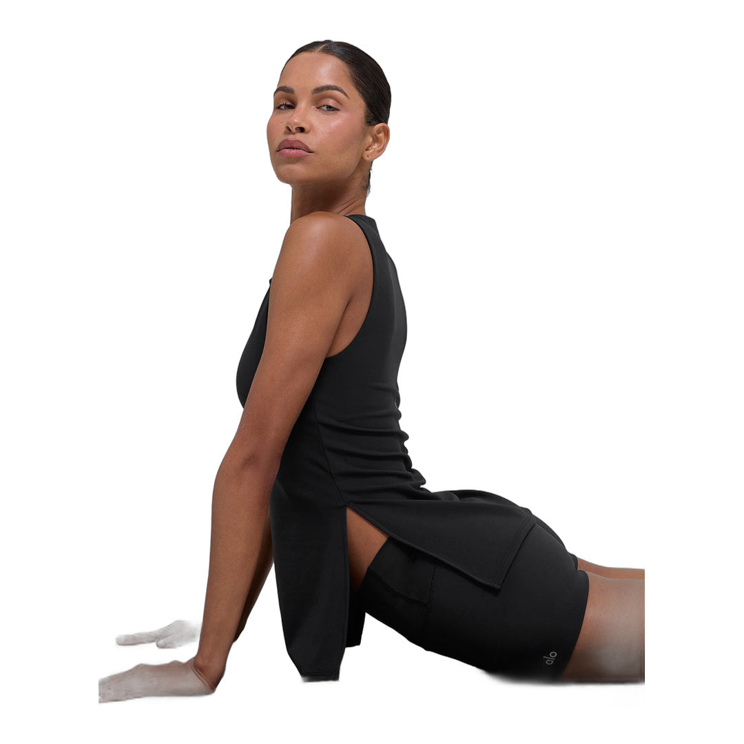 alo ALO Softsculpt Precision Full Length Bra Tank - Black