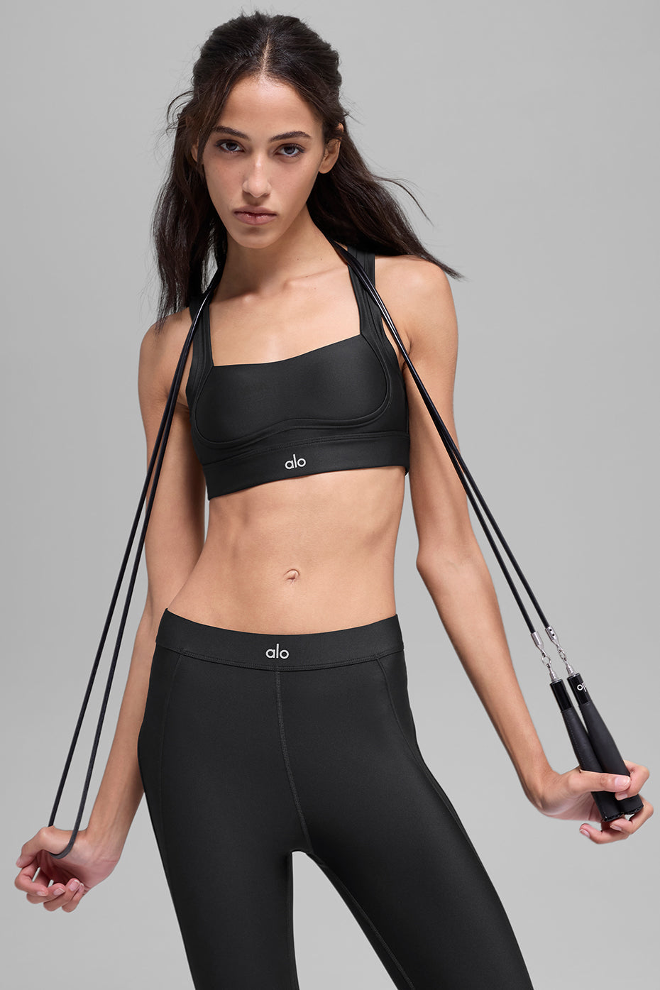 alo Airlift Ignite Bra - Black