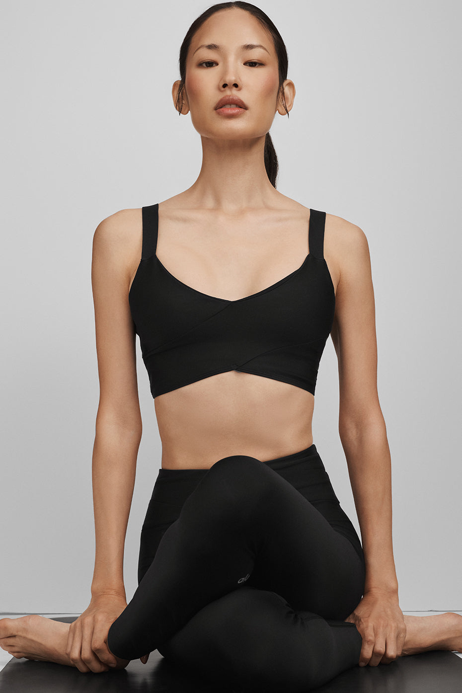 alo Airlift Horizon Bra - Black