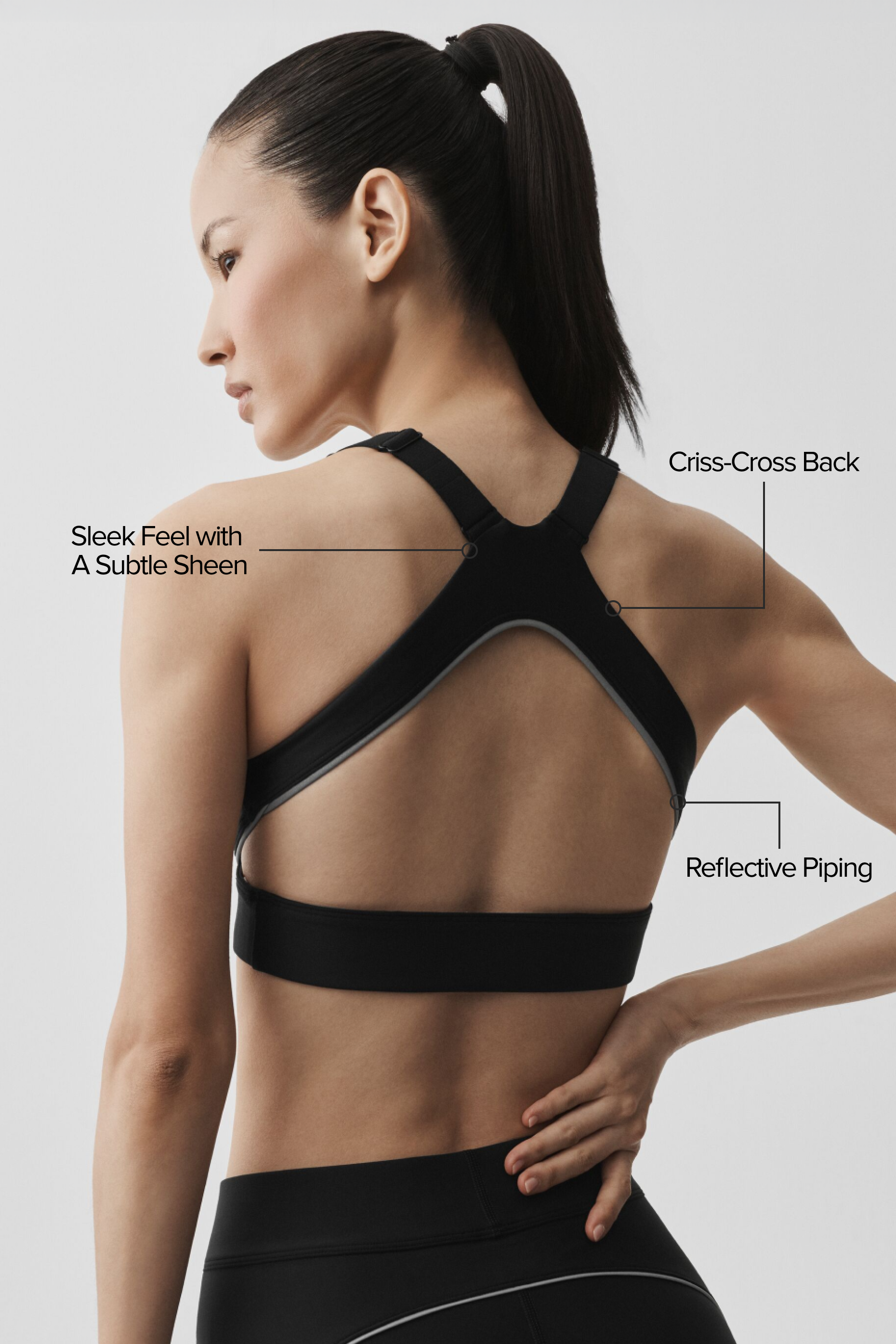 alo Airlift Speedwork Bra - Black