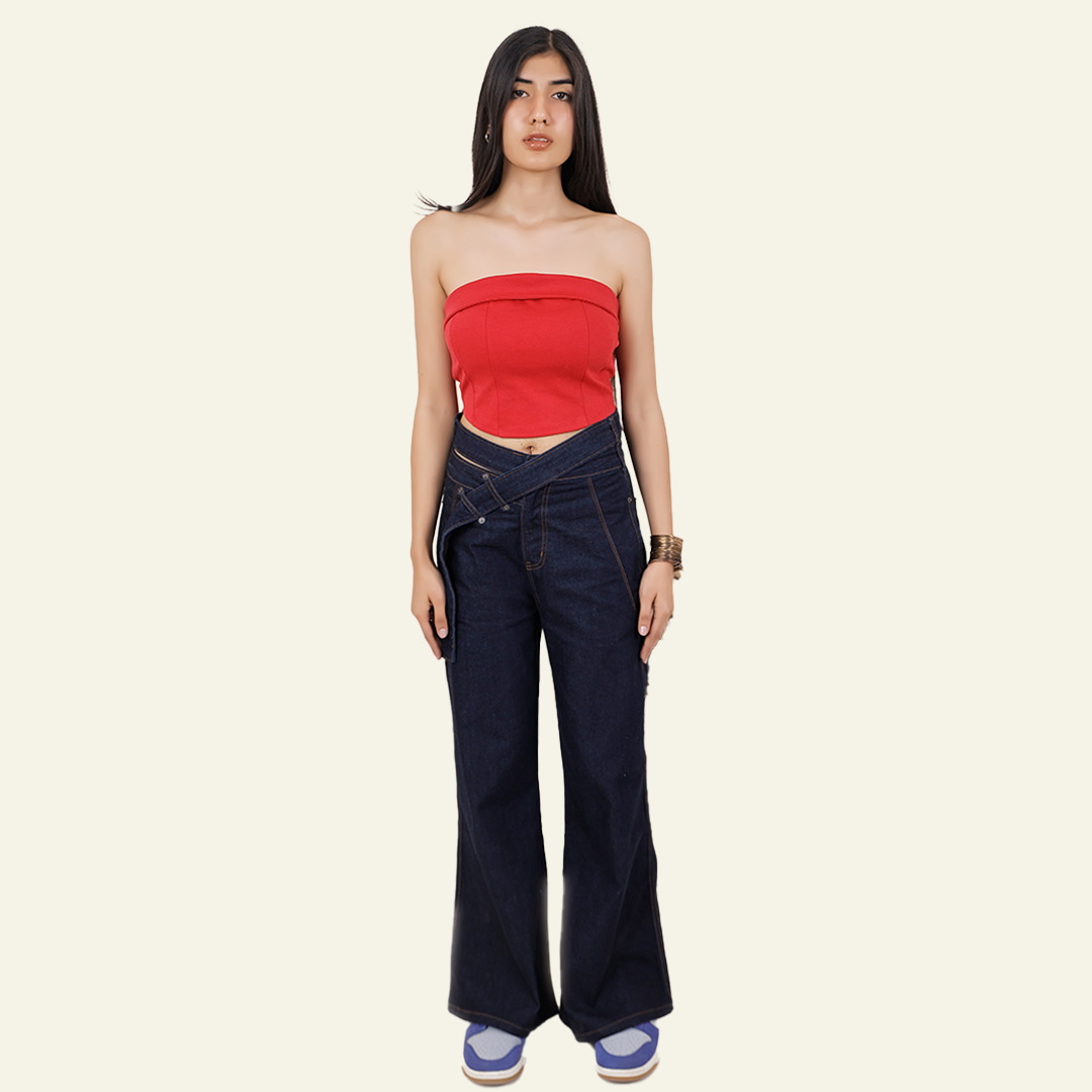 Women’s Indigo Flared Jeans - Women Liberation